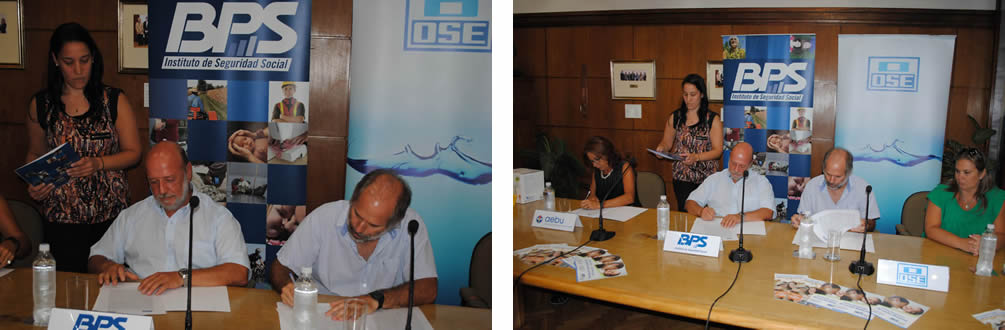 OSE y BPS firmaron un convenio para fomentar el uso de la sala de apoyo a la lactancia, e incentivar a las trabajadoras a donar leche materna