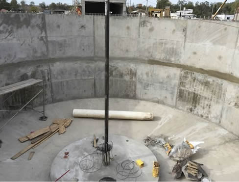 Espesador de lodos, Mayo 2016.