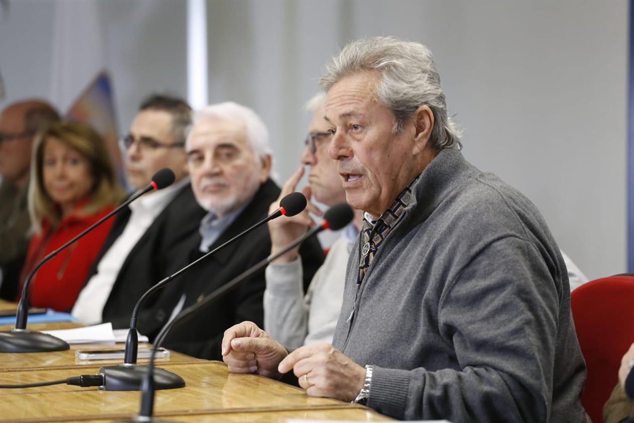 Intendente Enrique Antía y autoridades