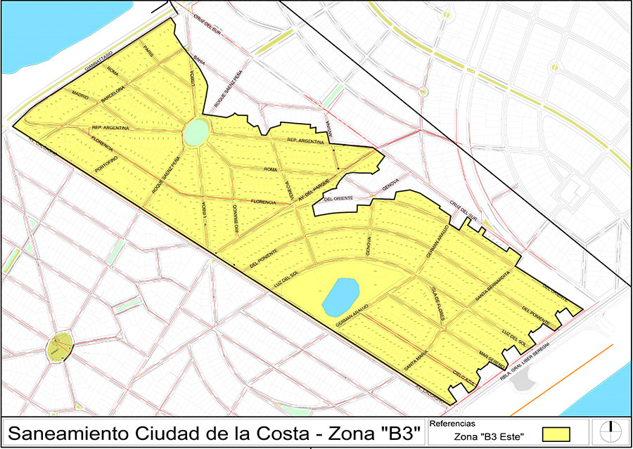 Plano Zona B3 Este