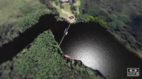 Vista aérea de la Planta de Aguas Corrientes