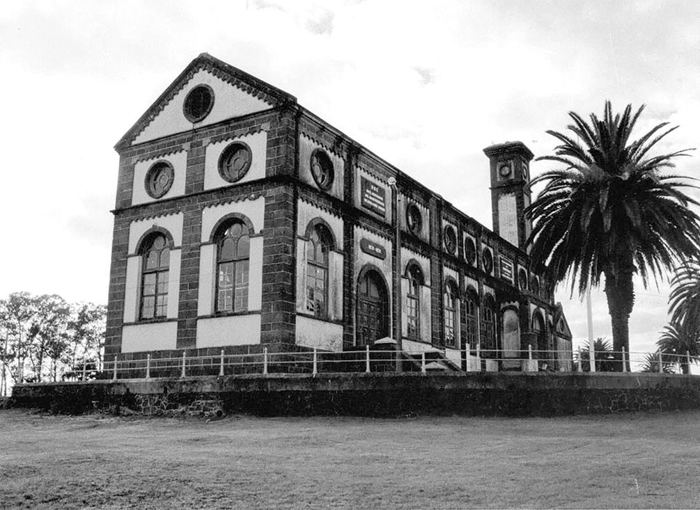 Usina a Vapor. Archivo histórico de OSE