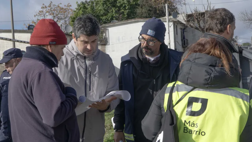 Recorrida del programa "Más Barrio" en Cerro Norte