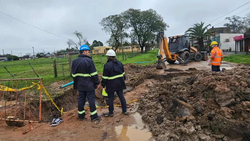 Trabajos para mantener el abastecimiento a Melo