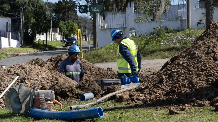 Sustitución de cañería en barrio Conciliación