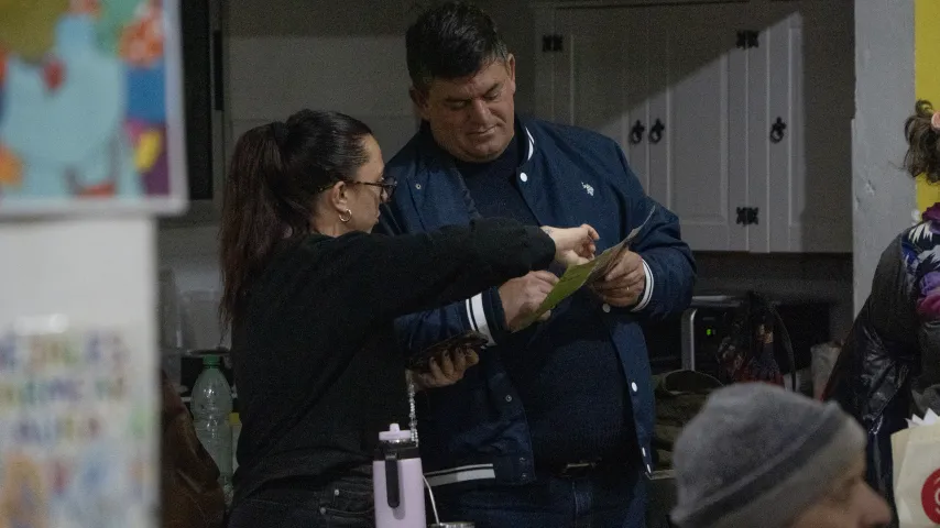 Charla con vecinos en Pando