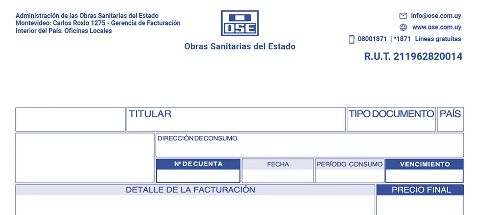 Factura ose
