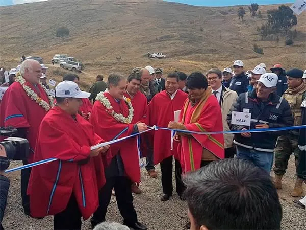 Tecnología de OSE para potabilizar agua en Boliva