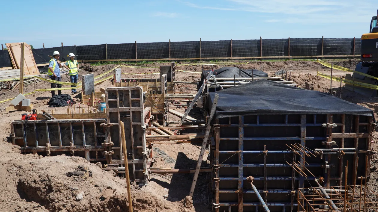 Obras en San Carlos