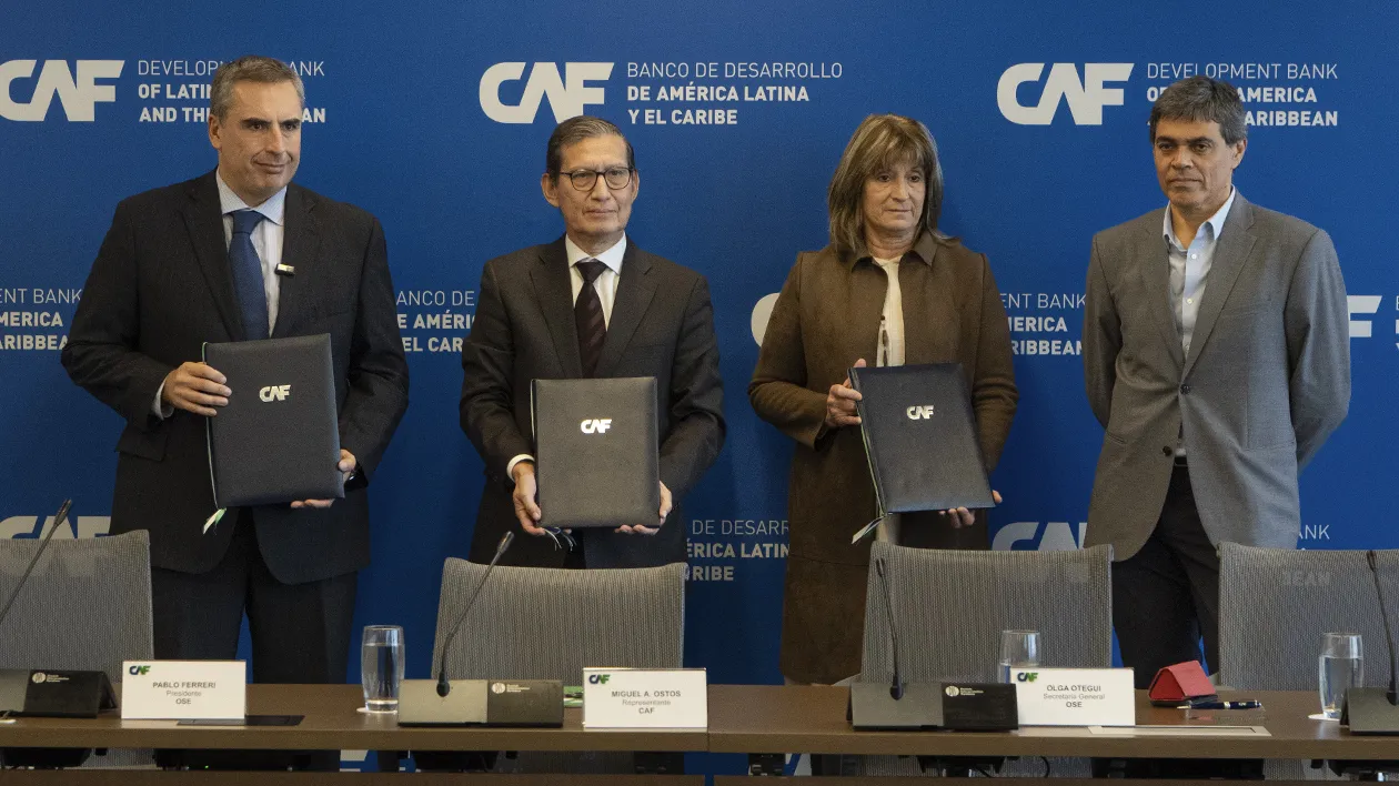 OSE y CAF firman préstamo para financiar presa Casupá