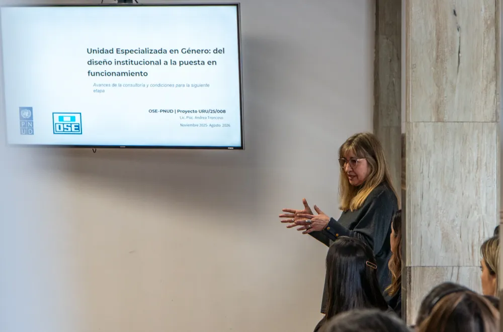 Presentación de cierre de consultoría sobre género