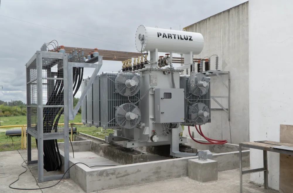 Nuevo transformador en planta de Aguas Corrientes